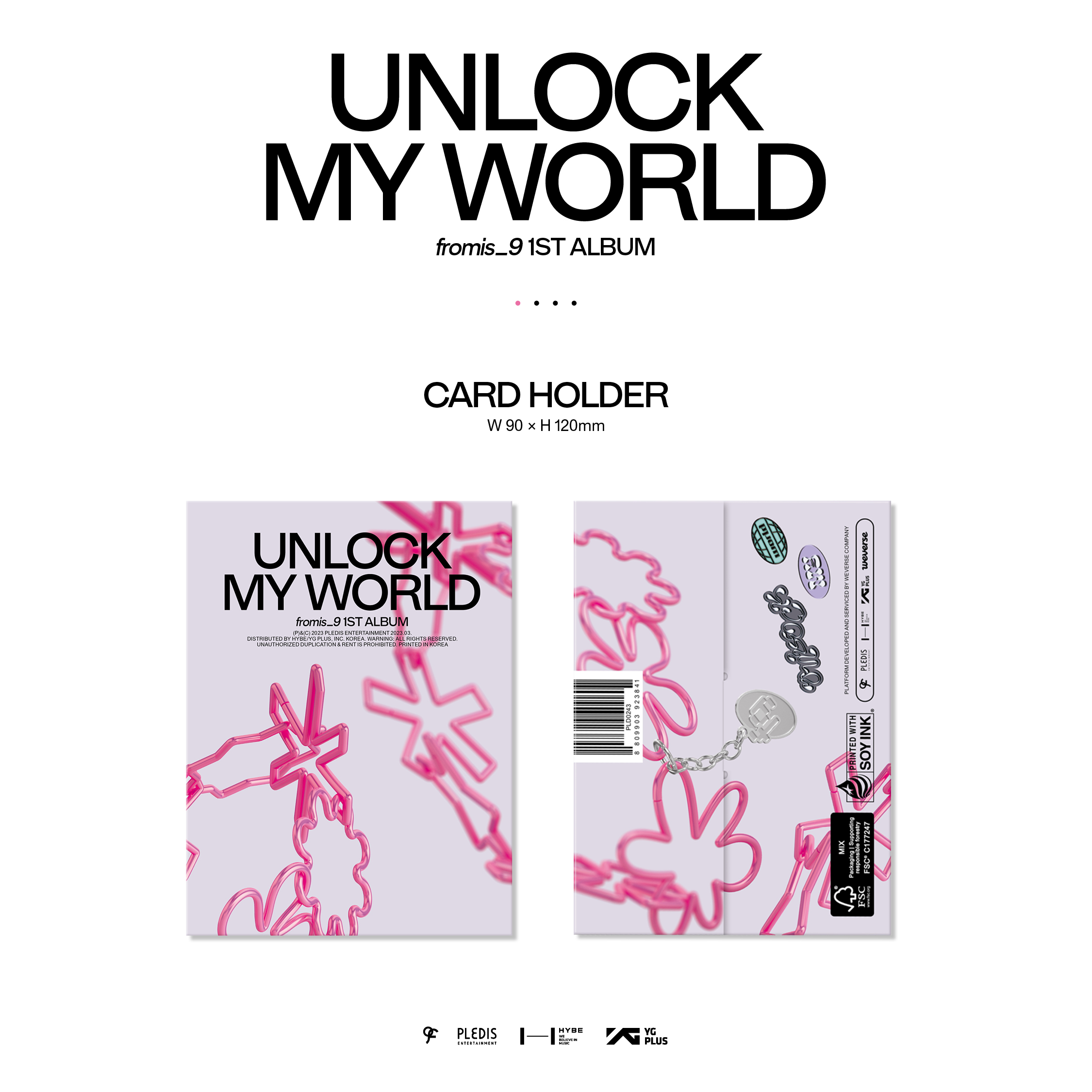 fromis_9 [프로미스나인] on Twitter: "[📢#fromis_9] 1st Album [Unlock My World