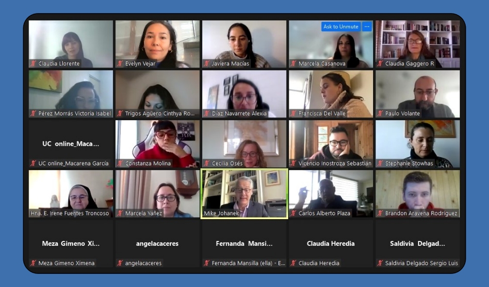 centre_uc's tweet photo. ¡Recibimos a las y los nuevos estudiantes del #diplomado en Gestión Directiva de Organizaciones Escolares! ✨👨‍🏫👩‍💻🎓 Los 36 profesionales, de distintas regiones, se suman al desafío de impactar en la mejora de procesos educativos en todo Chile 👏 ¡Bienvenidos/as! https://t.co/oqwnXSS6lB