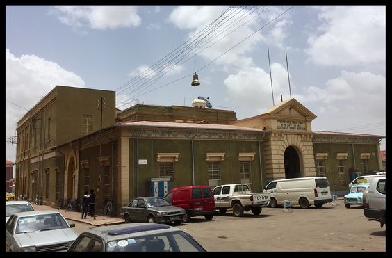 The Central Post Office building of Asmara, Eritrea🇪🇷💞🌷💞 was completed in 1916. 
#Eritrea