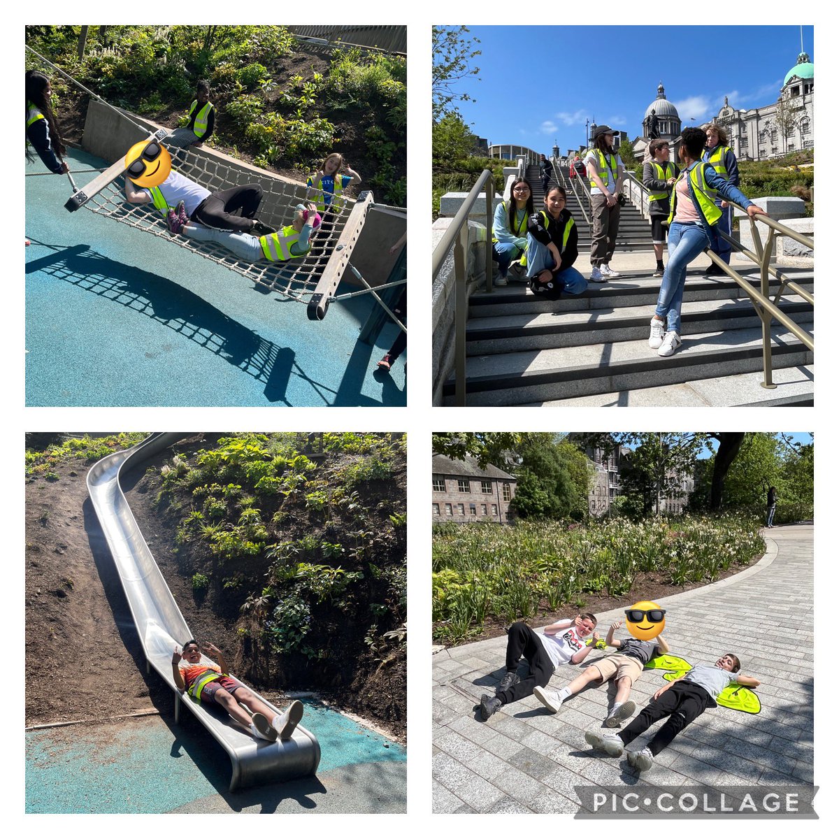Fun and games at Union Terrace Gardens, great to explore our local area! 🍃🛝