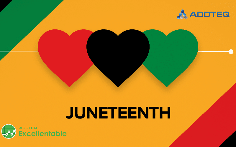 addteq's tweet photo. Happy Juneteenth! 🙌 Today, we commemorate the emancipation of enslaved African Americans and celebrate freedom and equality. 🤝 Together, we strive for a future where justice and unity prevail. ✊ #Juneteenth #FreedomDay https://t.co/rWgKDYWBU9