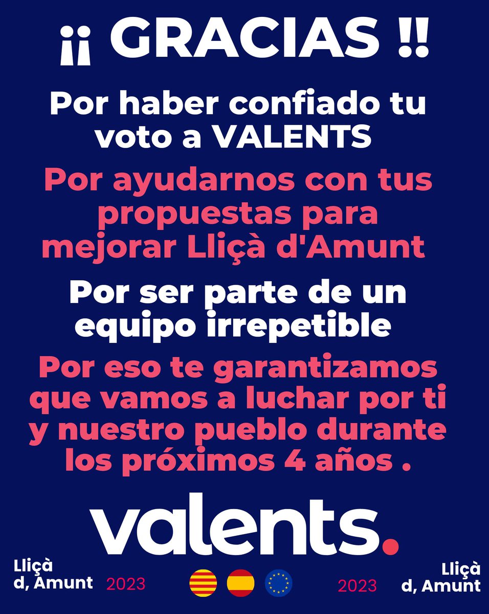 VALENTS LLIÇÀ D' AMUNT (@valents_llicam) on Twitter photo 