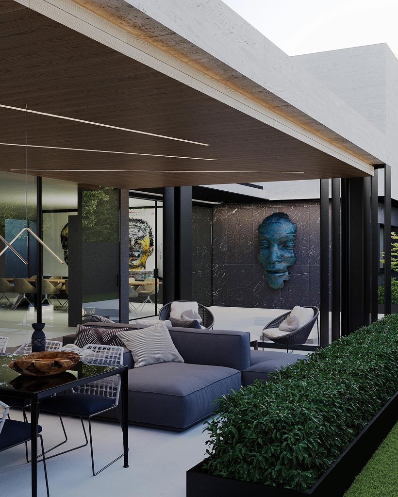 leoblackmann's tweet photo. Transformation and rejuvenation.

The attention to detail is evident throughout the project, with carefully chosen materials, meticulous finishes, and a keen eye for aesthetics. From the flooring to the lighting fixtures, every element has been thoughtfully selected to create a cohesive and inviting atmosphere.

SCULPTURES: @anton_smit_sculptor