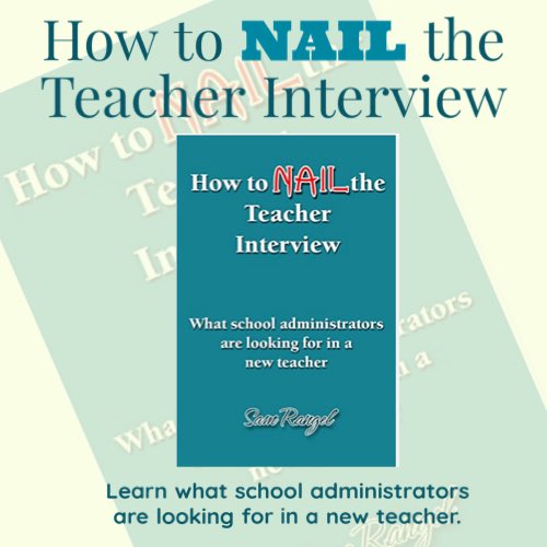 How to nail the teacher interview. Kindle version free for a couple of days. Click here: amzn.to/43tdN6r. #newteacher #InterviewTips #freebook Retweet to a soon-to-be teacher.
