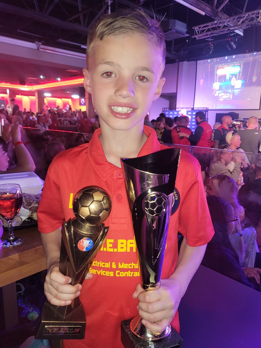 natalief1986's tweet photo. @Year2Planets Lewis wanted me to share on here that the Woodseats Norton U7's won their football tournament this weekend ⚽️ They got to the semi finals &amp; it went to extra time then penalties. Lewis saved two penalties &amp; got them to the final. They only went on to win the cup 🏆🥳 https://t.co/ICzNe3ZWLn