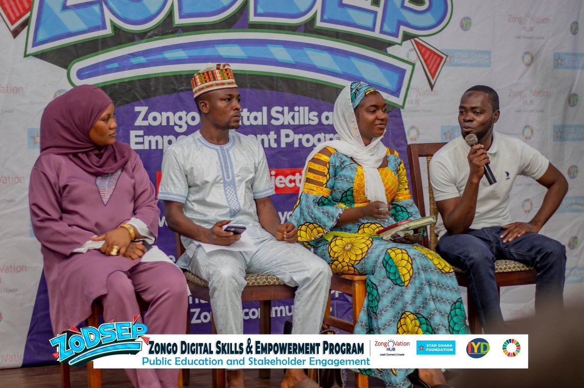 ZongoVationHub's tweet photo. 𝐙𝐨𝐧𝐠𝐨 𝐃𝐢𝐠𝐢𝐭𝐚𝐥 𝐒𝐤𝐢𝐥𝐥𝐬 𝐚𝐧𝐝 𝐄𝐦𝐩𝐨𝐰𝐞𝐫𝐦𝐞𝐧𝐭 𝐏𝐫𝐨𝐠𝐫𝐚𝐦(𝐙𝐨𝐃𝐒𝐄𝐏)-𝐒𝐭𝐚𝐤𝐞𝐡𝐨𝐥𝐝𝐞𝐫 𝐄𝐧𝐠𝐚𝐠𝐞𝐦𝐞𝐧𝐭 𝐢𝐧 𝐆𝐫𝐞𝐚𝐭𝐞𝐫 𝐀𝐜𝐜𝐫𝐚 𝐑𝐞𝐠𝐢𝐨𝐧 

Our Panelists- @ProudZongoboy| @KhadijatuI | @TheTeller18 | Hajia Kausar https://t.co/GadnOsahvZ