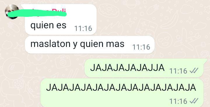 Nadie:

Hije adolescente cuando ve el billete nuevo de 2 mil:

<a href="/CarlosMaslaton/">Carlos Maslatón</a>