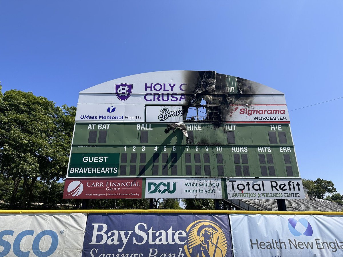 our scoreboard exploded.