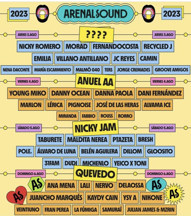 Vendo entrada arenal sound. Abono general + camping malvarrosa. Precio negociable #ArenalSound #arenal #arenalsound2023 #arenal23