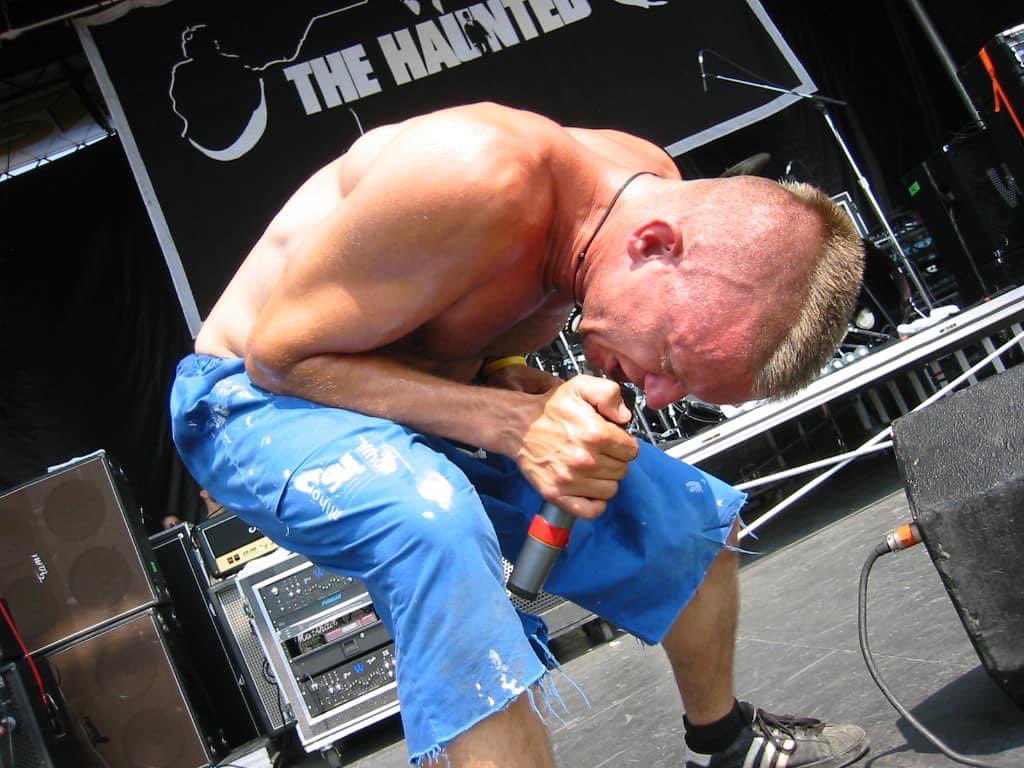 Peter Dolving with @TheHauntedBand at #OzzFest 2005 
📸: @WarriorManagemt