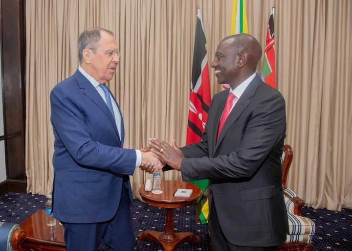 President Ruto meets Russian Foreign Minister Sergey Lavrov at State House, Nairobi.

This is a good, given the geopolitical situation in the world today.

Kenya must be strategic in building relationships, not just relying too much on US and UK. We need Russia and China too.…