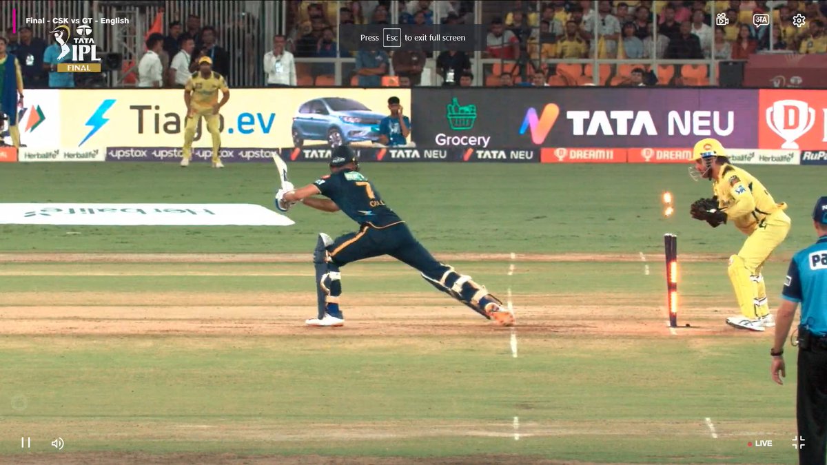 Ek tha Jo wicket ke piche se match badal deta tha🥹👑🐐 #MSDhoni𓃵 #GTvCSK #IPL2023Final #IPLFinal2023