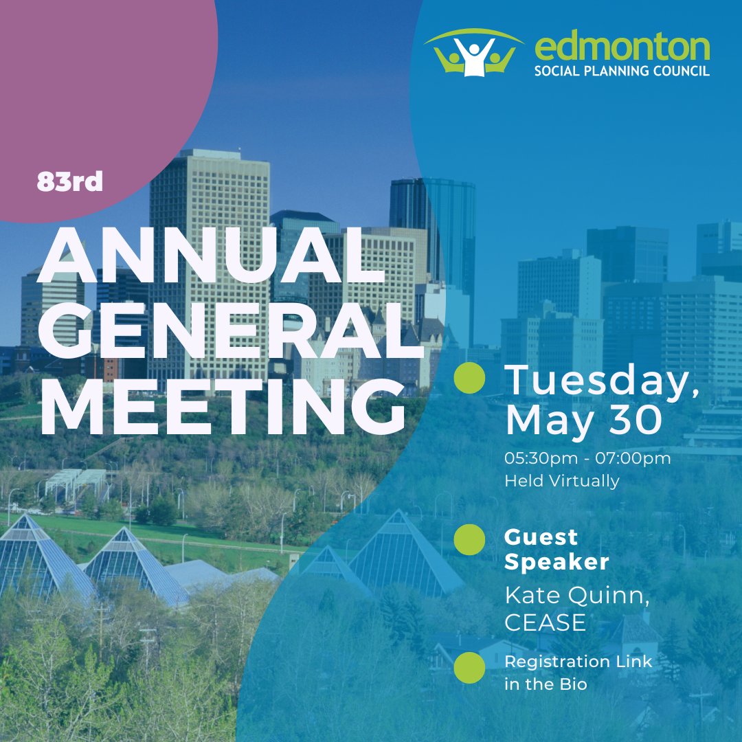 Our 83rd Annual General Meeting with keynote speaker Kate Quinn from CEASE is tomorrow!

Learn more and register here: bit.ly/42xikVc