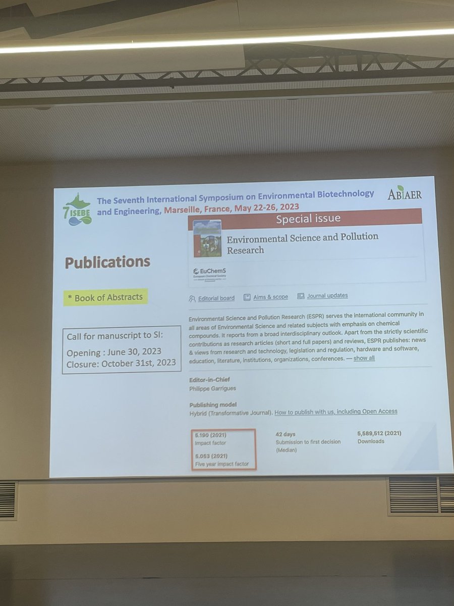 In the upcoming days, you will receive further information about the Special Issue in ESPR! Stay tuned! #congress #Biotechnology #journal