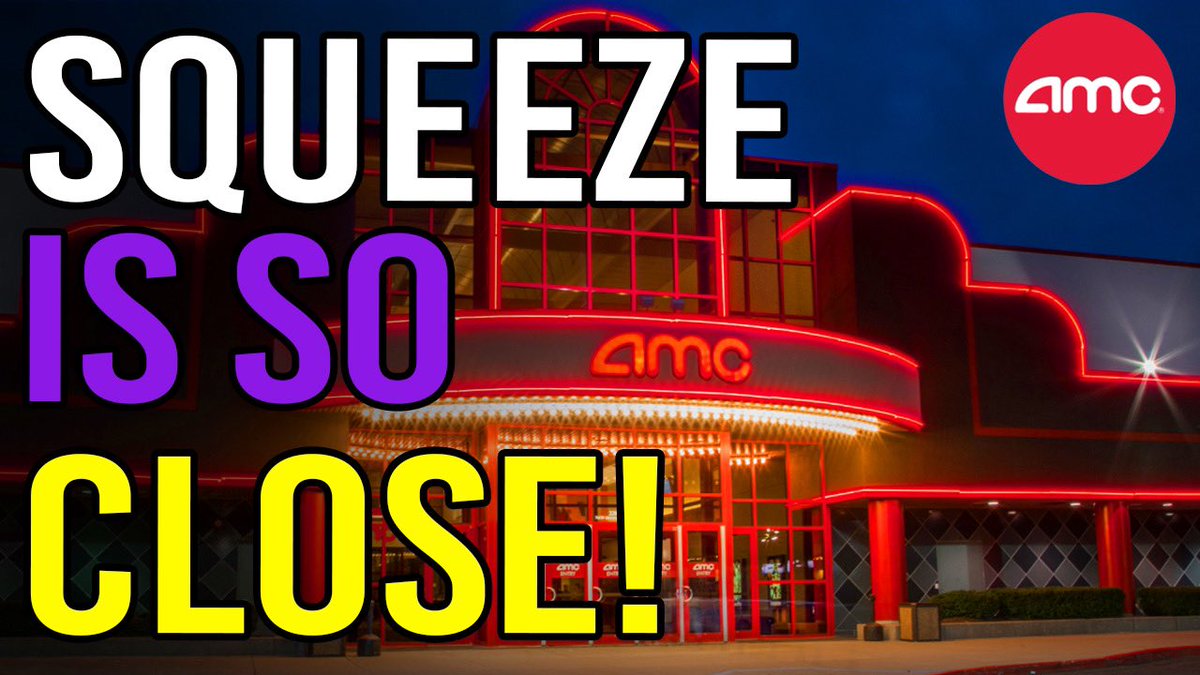 🔥 THE AMC SQUEEZE IS SO CLOSE! - AMC Stock Short Squeeze Update youtu.be/MYGfj-ssG7I via @YouTube - #amc $amc #AMCSqueeze #AMCSTOCK #AMCNOTLEAVING