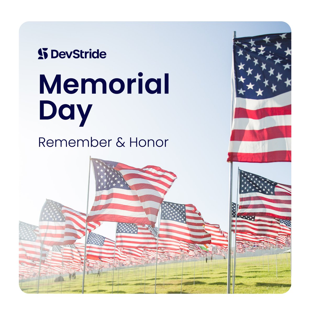 On this Memorial Day, we honor the brave men and women who have made the ultimate sacrifice while serving our country.

Their selfless devotion to protecting our freedom and way of life is truly inspiring, and we are forever grateful for their service. We remember.