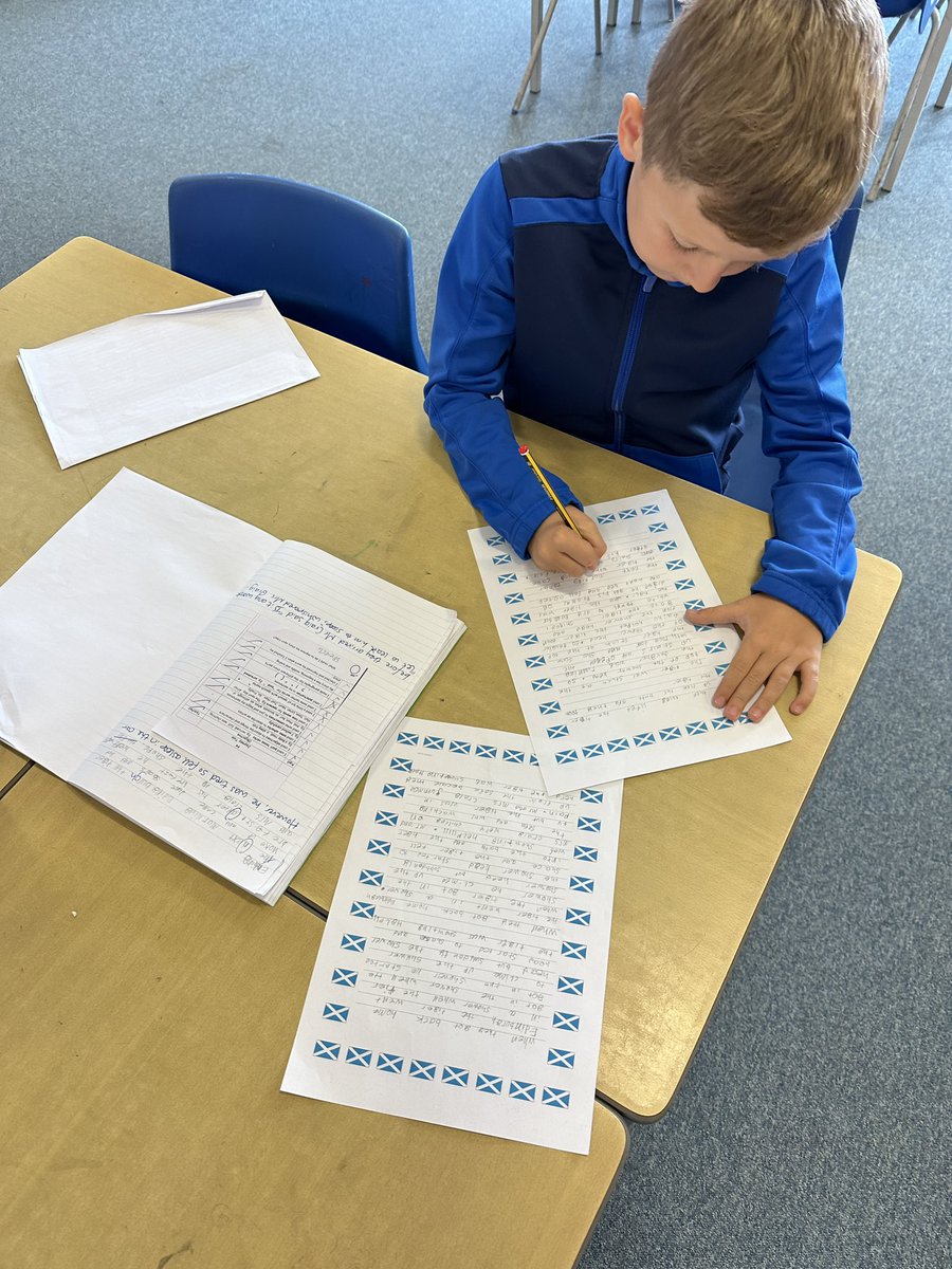 MissHaymanNMPS's tweet photo. We’ve been working on our own versions of Paddington over the past few weeks and now we’ve started to write up in neat. It’s so lovely to see all the hard work P4B have put into each of their stories. @NiddrieMillPS https://t.co/U5lojtRTE5