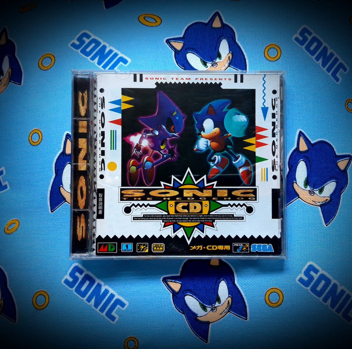 Speeding through time this #megacdmonday, featuring the blue blur in SonicCD

A killer app for #SEGA's #CD with great music and beautiful visuals, making it one of the best #Sonic games ever made! 🌀💨

What do you think?

#MegaDriveMonday #GamersUnite #RETROGAMING #gaming #Retro