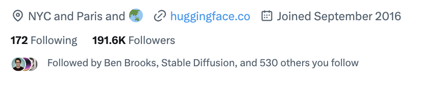ClementDelangue's tweet photo. Almost 200,000 followers in here for @huggingface without a social media or community manager. Ask me anything! https://t.co/Sa23lIIInW