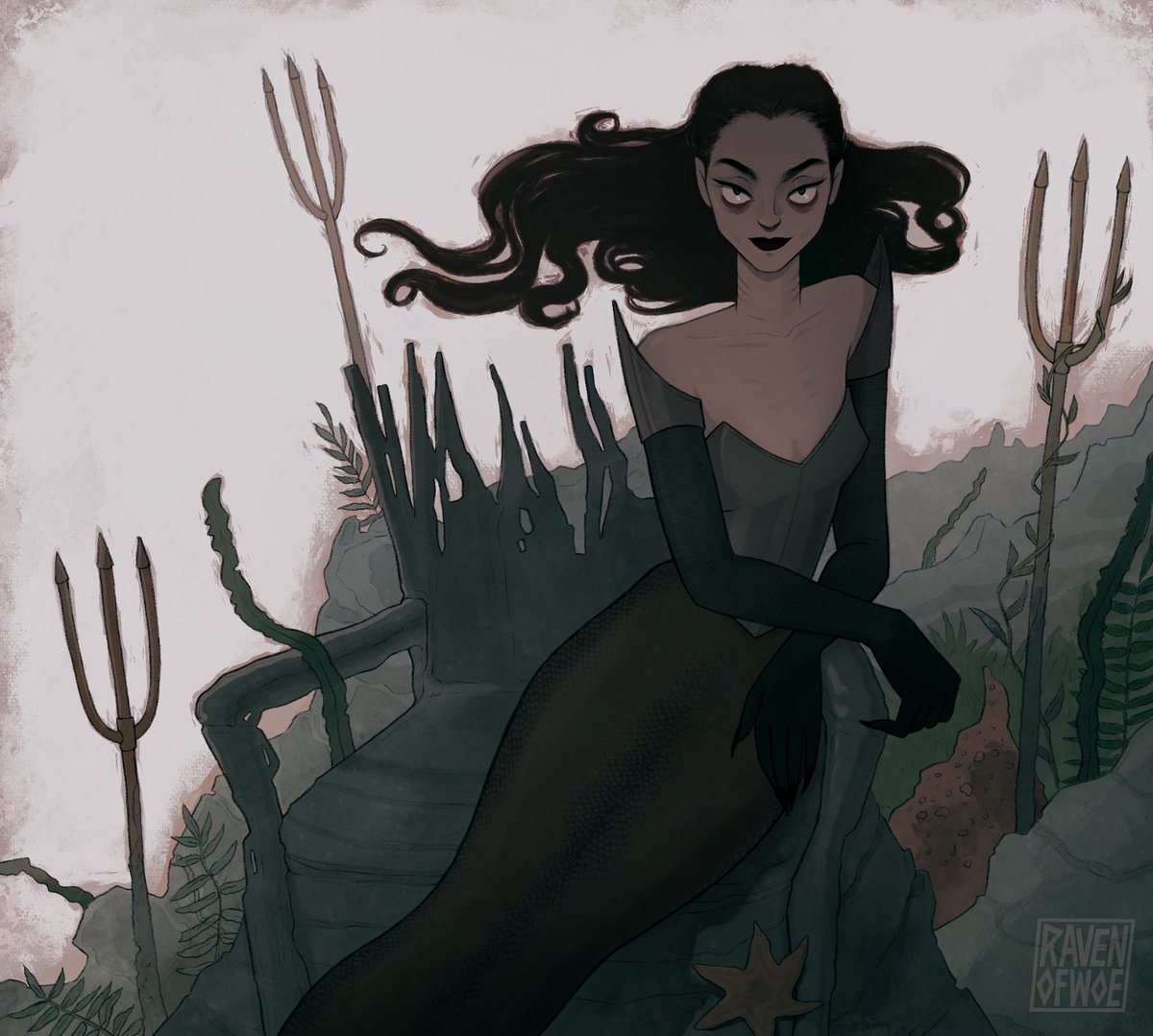 Siren Queen for #mermay <3
𓄿 instagram.com/ravenofwoe