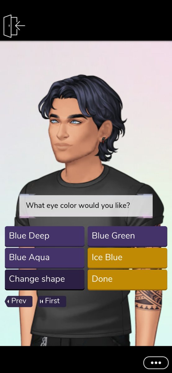 Guys what eye colour should I choose? Grey, blue green or ice blue?