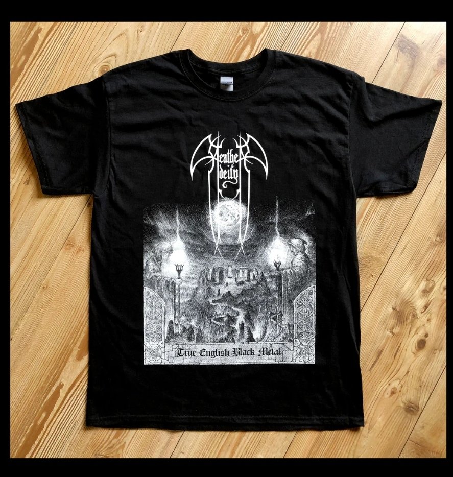 We have unearthed a few TEBM shirts made by CND..

Very limited stock and limited sizes

First come and all that..

Sizes and qty -

Small x 1
XL X 2
XXL X 1

£10 plus postage

Comment to reserve. We will Contact you regarding postage price.

#heathendeity #tebm #25yofh