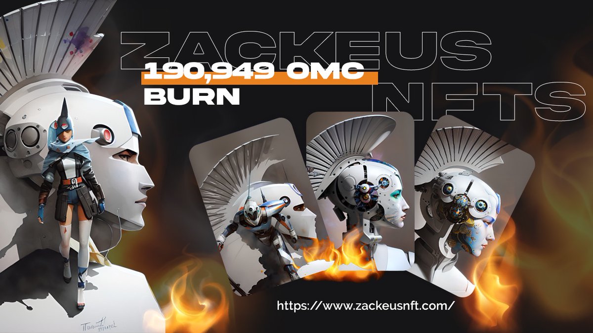 ZackeusNFT's tweet image. Hey #ZackeusNFT holders 

as promised, we are burning all the $OMC obtained from the sales of the ZackeusNFT series. 

In total, 190,949 $OMC has been BURNED🔥🔥

explorer.omchain.io/tx/0x919970214…