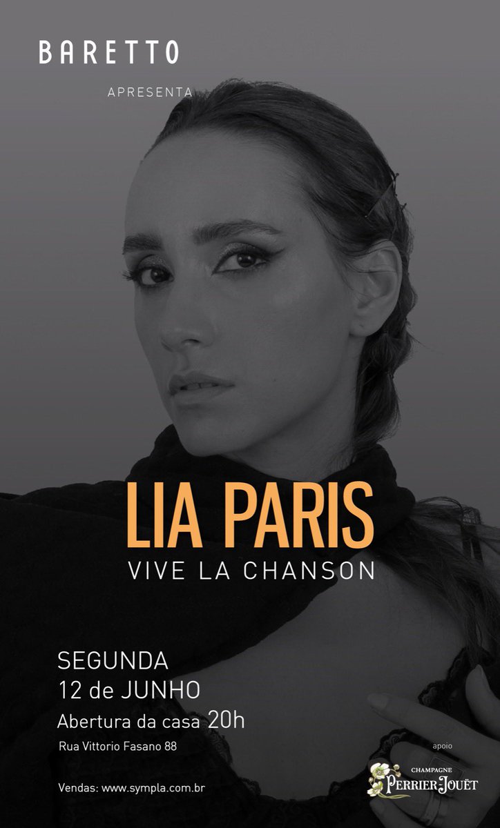 LIA_PARIS's tweet photo. Românticos de SP  ❤️‍🔥 Essa é para quem quer uma experiência completa e super exclusiva com show e jantar especial no dia dos namorados. 

https://t.co/w0nkluaS1x

São poucos lugares. Reserve com antecedência. 

Até lá ; ) 🎶🌜🥂💫 https://t.co/FA0do4fy2k