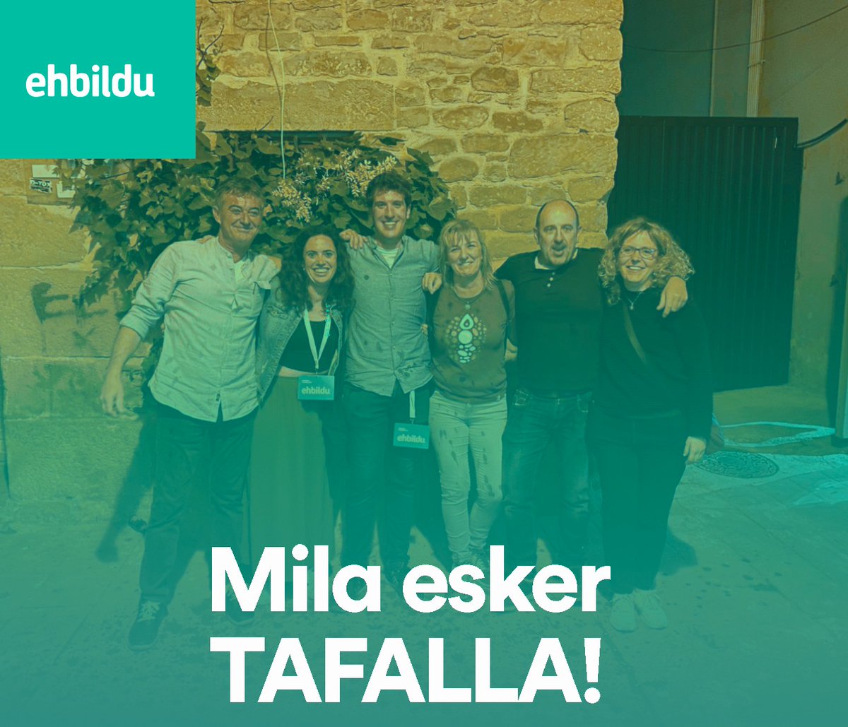 bildutafalla's tweet photo. Mila esker Tafalla eta Tafallaldea 👏👏👏 #Tafalla
#Tafallaldea #Erdialdea #Baldorba #Uxue #Leotz #Puiu #Garinoain #Untzue 💪💪 https://t.co/gkM36nY7O8