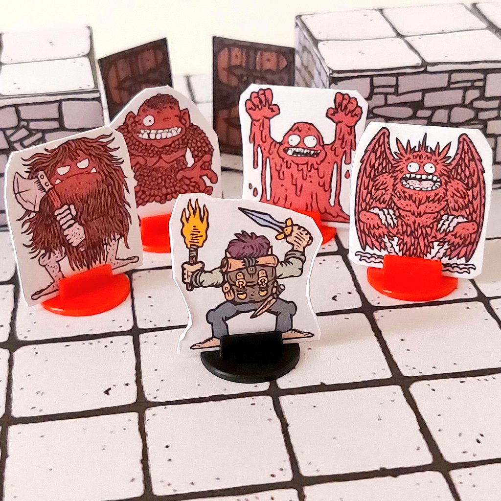 ...maybe wrong room...
#dungeoncrawler #halfling #paperminiatures