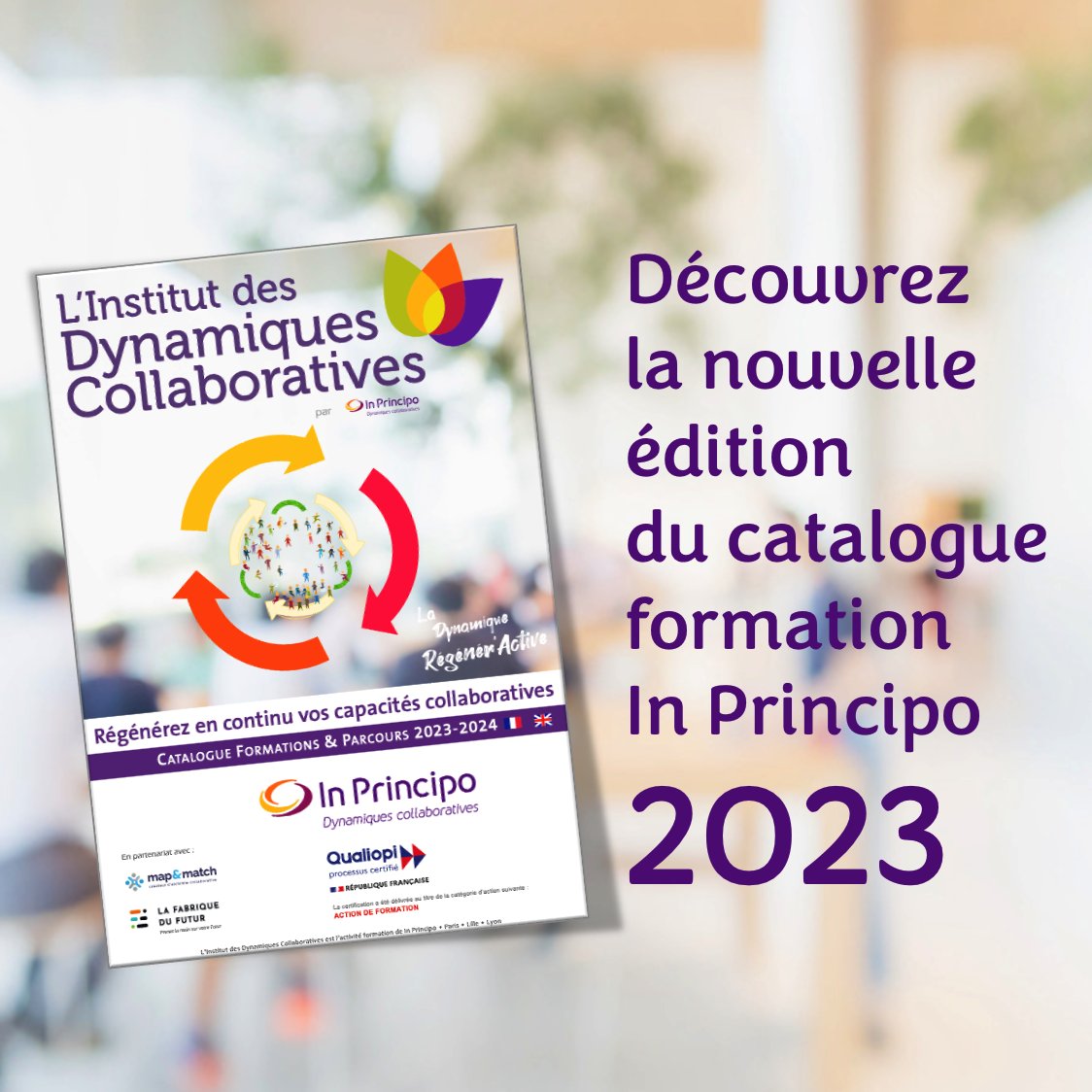 Inprincipo's tweet photo. Découvrez comment activer l’intelligence collective continue comme mode de fonctionnement des organisations avec le lancement de l'édition 2023 Institut des Dynamiques Collaboratives la formation par In Principo https://t.co/aYTGAlc6I5 #intelligencecollective #management https://t.co/xcf0dN79Aa