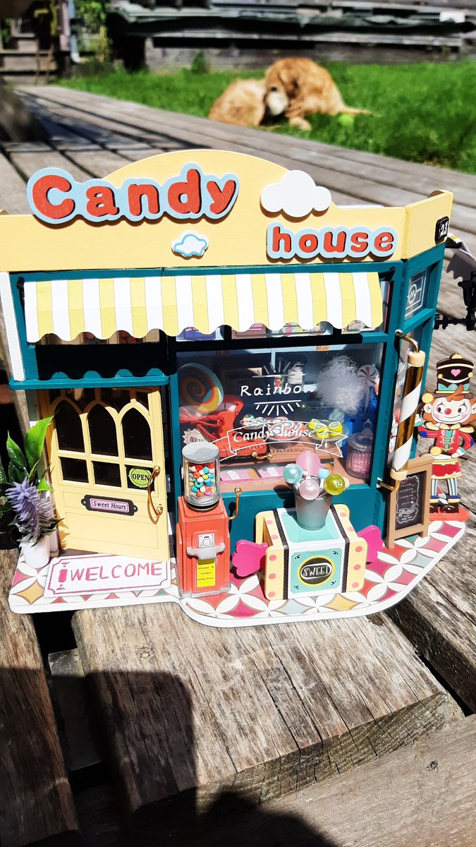 AVerySmallWorld's tweet photo. DIY Dollhouse Kit From Robotime - Candy House - A Little Walkthrough https://t.co/vRlim3jjxn via @YouTube https://t.co/4MAwMYYYDz
