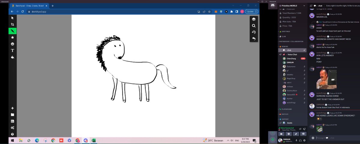 dimsum_jpeg's tweet photo. with the @primitive_nft fam in the @ChienZhang14 's drawing event

everyone thought its not a horse, but it actually is https://t.co/5loHxqWCZ8