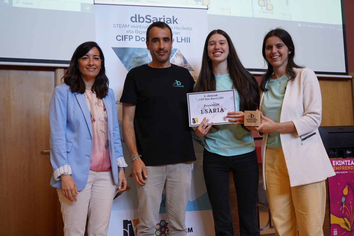 El pasado viernes 26 de mayo se celebró en el CIFP DON BOSCO la X. Edición de entrega de Premios “<a href="/dbsariak/">dbSariak</a>”. Tras el apoyo del RACVN a sus proyectos:

racvn.net/x-edicion-prem…