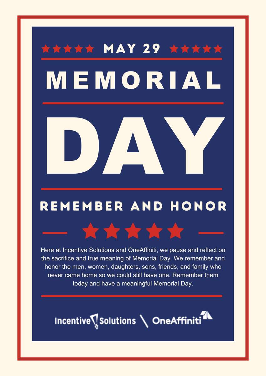 Incentive_Sols's tweet photo. We remember and honor those who have fallen to defend our homes and our freedoms. Have a meaningful #MemorialDay https://t.co/rJsLB5o4wW