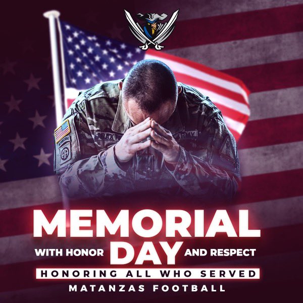 MHSPirateFB's tweet photo. "As we express our gratitude, we must never forget that the highest appreciation is not to utter words but
to live by them.”
-John F. Kennedy
Those who made the ultimate sacrifice for our great nation, we remember you today and should appreciate you everyday. #GaveEverything https://t.co/sOCWnv6twZ