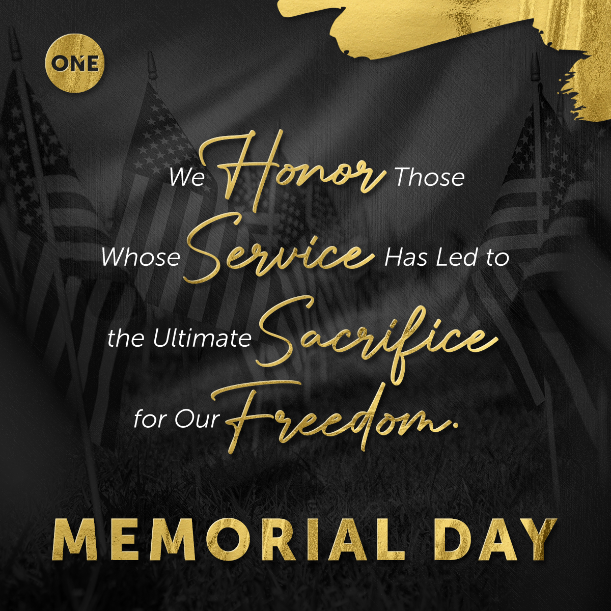 RealtyONEnews's tweet photo. Happy Memorial Day! Enjoy this day with your family and loved ONEs and never forget those made the ultimate sacrifice for our freedom 🇺🇸 https://t.co/CFAsOwSa8U