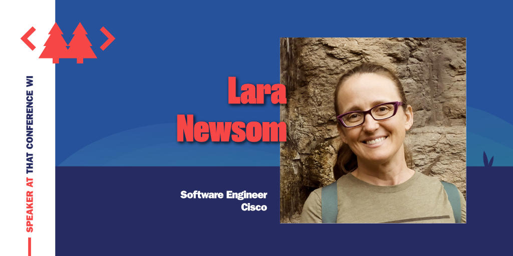 ThatConference's tweet image. #THATConference is proud to have the brilliant Lara Newsom @laranerdsom presenting "The Mental Gymnastics of Reactive Programming" at this year's conference in July! Don't miss out on this insightful session! #ReactiveProgramming #TechConference that.land/3ImyB7r