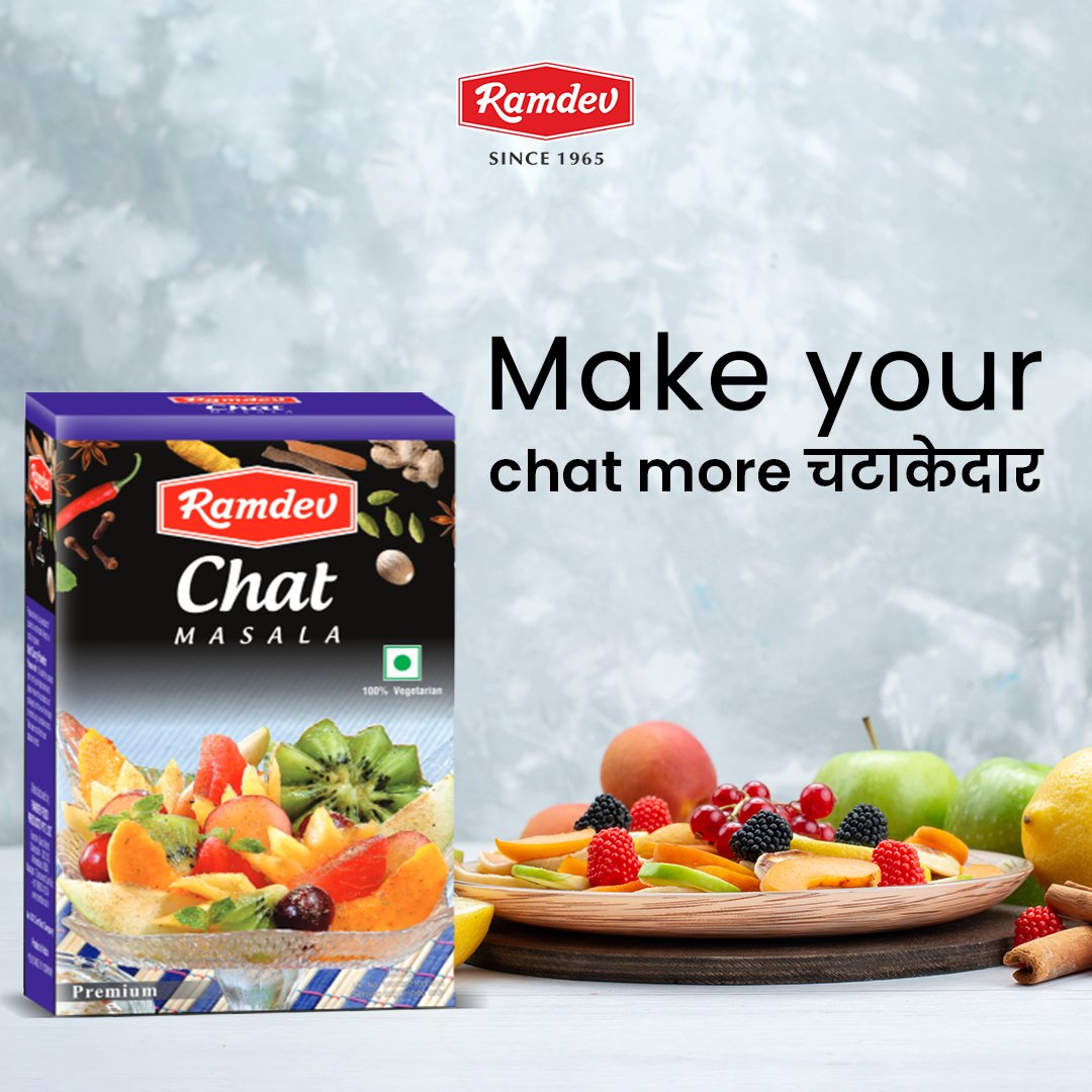 Ramdev_Food's tweet image. Get your taste buds tingling with Chatakedar Chat - the perfect combination of spicy and savory. Enjoy the perfect balance of flavors with every bite.
Try Chatakedar Chat today!
Order your pack head to-
ramdevstore.com/product/chat-m…

#Ramdev #RamdevStore #RamdevFood #Chat #StreetChat