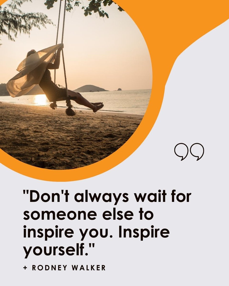 'Don't always wait for someone else to inspire you. Inspire yourself.'
+ Rodney Walker 

#Motivation #MondayMotivation #Inpiration #Mortgages