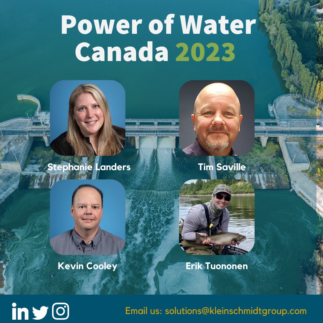 KleinschmidtGrp's tweet photo. Join us today at the annual Power of Water Canada Technical Conference in Niagara, ON! 🎉 Kleinschmidt will be exhibiting at Booth #55 so let's connect over our shared passion for the hydroelectricity industry! 💧

https://t.co/91CTb5PXRK

#POWCConference #Hydropower https://t.co/sKdvw7b05q
