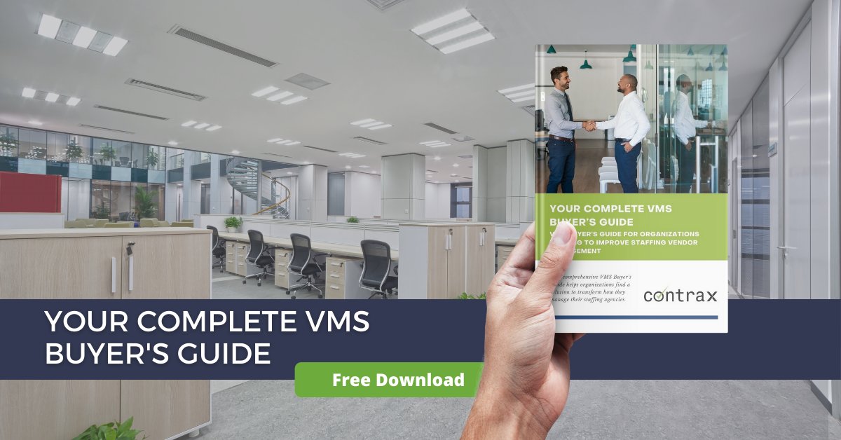 ConTraxVMS's tweet image. Companies with smaller contingent workforce spend have typically used time-consuming manual methods. No more! Organizations with smaller #contingent #workforce budgets now have #VMS software options available to them.

Free VMS Buyer’s Guide. Download 👉 hubs.ly/Q01Rlb_V0