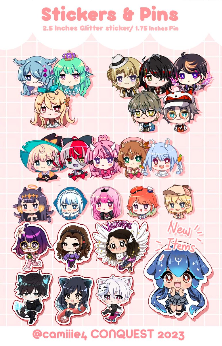 Camiiie4's tweet photo. RTs appreciated! 🙏
Hi everyone! Here's my catalog for #CONQuest2023 I'll be at table K4 with @redemsi

It's the one with the pink table cloth!🌸 

See you on July 02 - July 04, 2023

#CQQuestmarket #cqquestmarket23 #SeeYouInTheSkies #CQQuestmarket23 https://t.co/vpkUqOgZVa