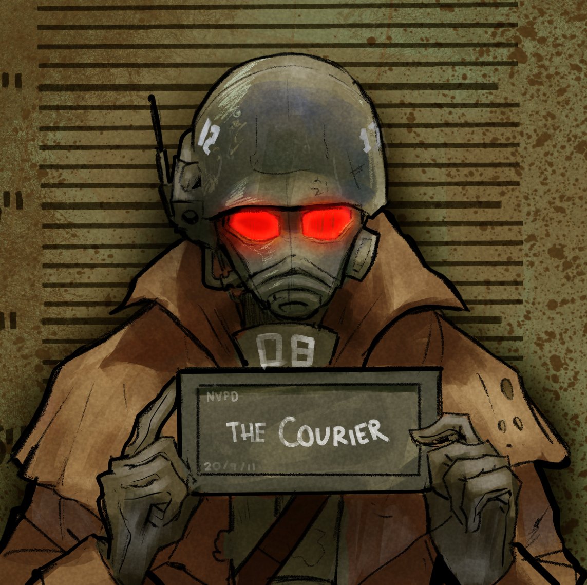 herr_lorenz_'s tweet photo. Ya era hora de dibujar algo de New Vegas con toda la chapa que doy del juego. 👀

Dadle amor <3 https://t.co/yiROJygxZl