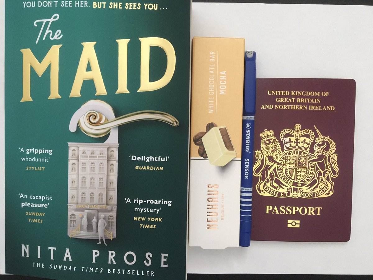 #TravelEssentials 🚉👩‍🏫🎒🧳🛫 

@NitaProse #TheMaid @STABILOUK