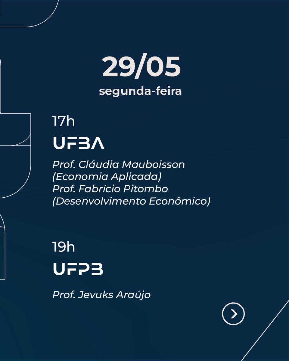 cpanpec's tweet photo. Vai fazer o exame da Anpec? Então não deixe de acompanhar a Maratona de Pós-graduação em Economia do Brasil! 📚💼💡

Evento online de 29/05 a 02/06, das 17h às 21h, no canal CPANPEC no YouTube! 🎥
https://t.co/D3eIOLf5uO

Fiquem de olho na nossa programação ⬇️ https://t.co/FEaVxKHBCi