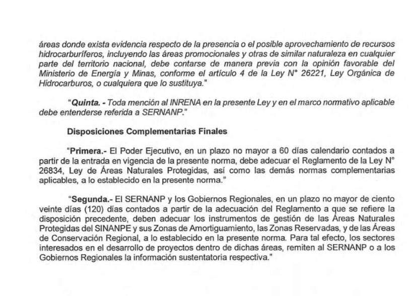 Engendro normativo total, más peligroso incluso que aquel intento fallido del 2007 de destruir el principio fundamental de las áreas protegidas.

Es una vergüenza que 16 años después estemos volviendo a lo mismo…