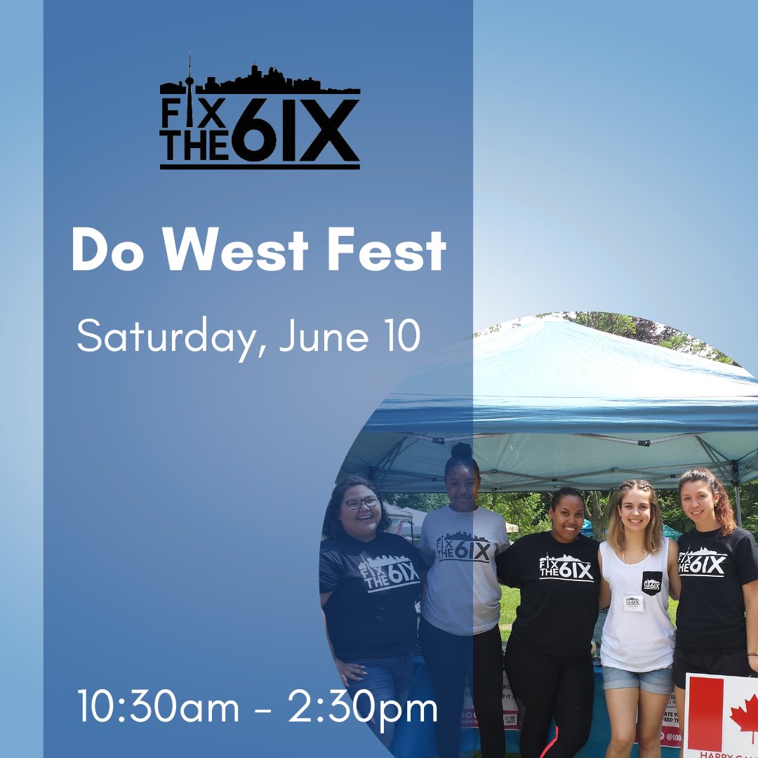 fix6ix's tweet photo. @DundasWestFest is June 10th! Be sure to come to Dundas and the @WestNHouse booth to say us to us! Buy some merch, gift cards, or grab some stickers and buttons! It's a weekend you don't want to miss! https://t.co/kzwAXzO5ip