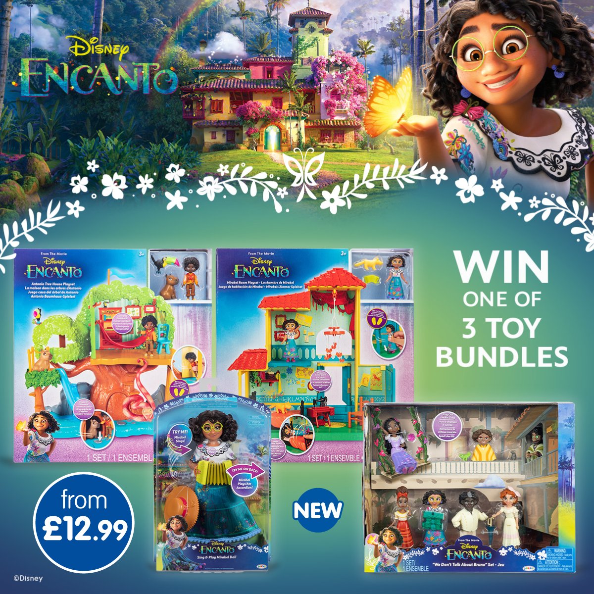 🌺#COMPETITION TIME🌺

We loved <a href="/Disney/">Disney</a>'s <a href="/EncantoMovie/">Disney's Encanto</a> when we first watched it - now, we're so excited to be able to giveaway THREE chances to win a bundle of #Encanto toys!

For a chance to #WIN, simply;

1) RT
2) COMMENT #BMEncanto

Competition ends 9am 5/6/23