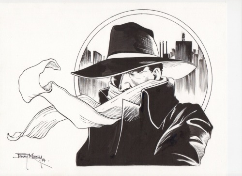 Barry Kitson #BarryKitson @BarryKitsonArt #theshadow #comicart #comicbookart #pulphero #pulpheroes